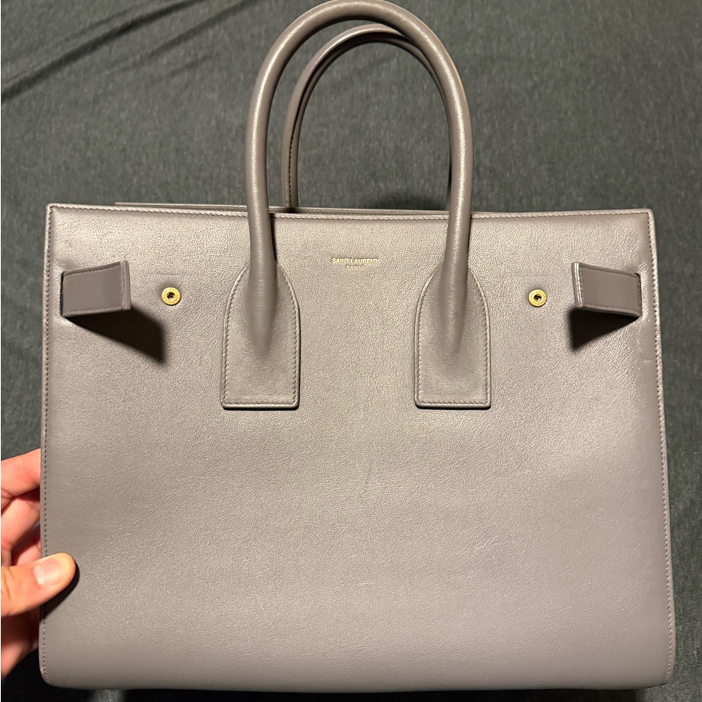 Saint Laurent Gray Satchel Bag